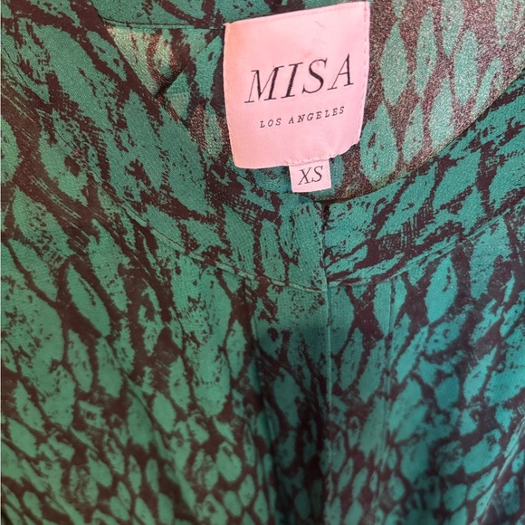 MISA Los Angeles Hadeya Maxi Dress, Green, Xs - Picture 7 of 9